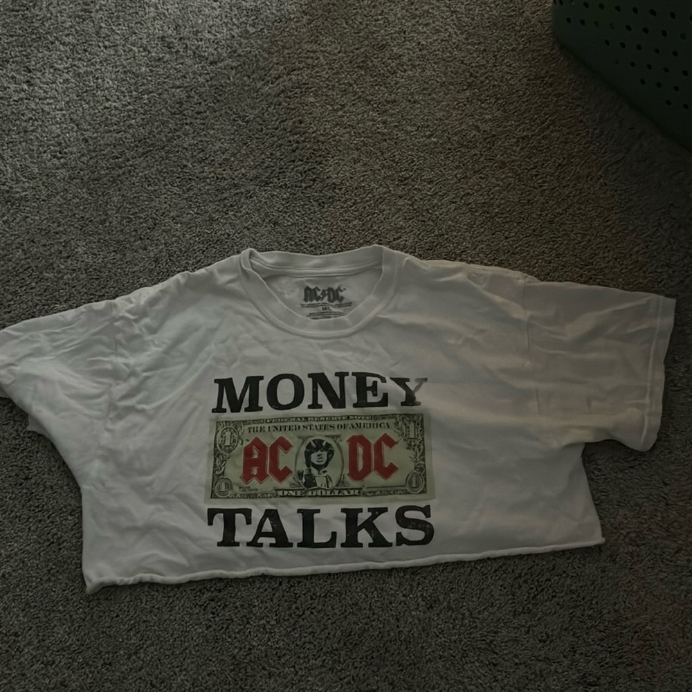 AC/DC cropped t-shirt from forever 21 $10
